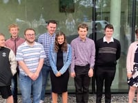Young people with special needs celebrate graduating police scheme