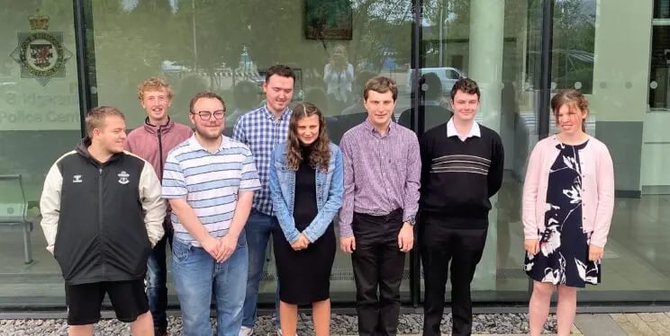 A cohort of eight young people have successfully graduated from our supported traineeship for young people with special educational needs and disabilities (SEND) and autism