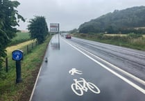New £1m cycle route near Somerset coast already needs repairs