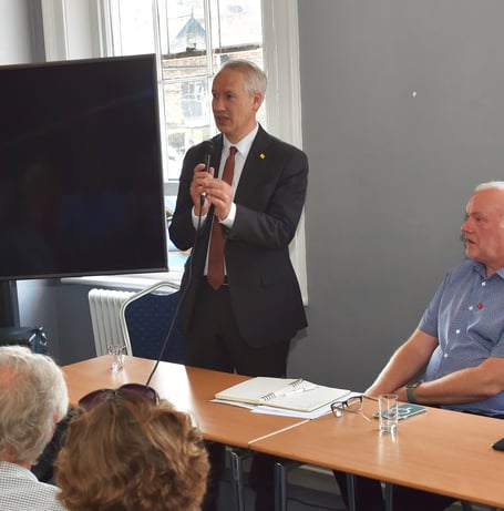 Residents packed out a public meeting where they expressed their opposition to plans which would see ticket offices shut