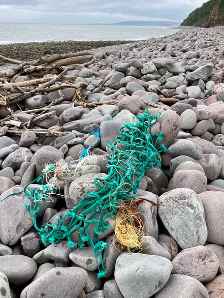 Greenaleigh Sand Beach, near Minehead, pictured last weekend.