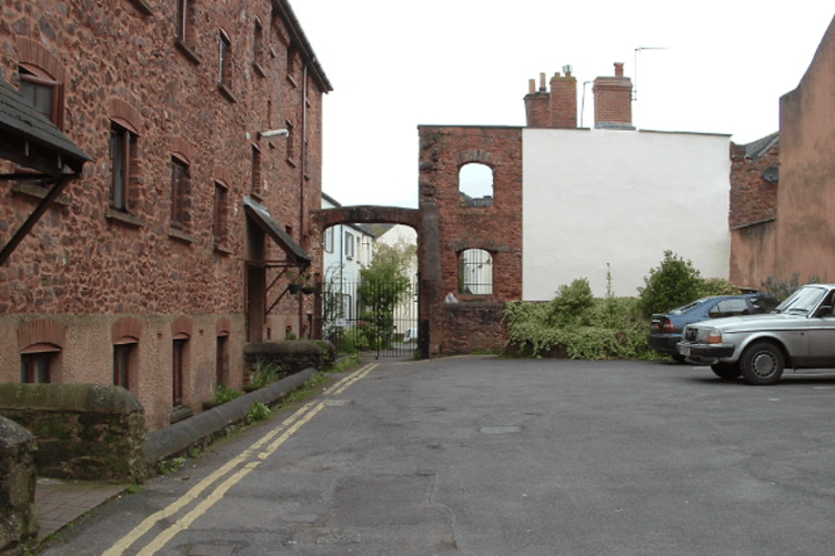 Part of the former brewery site in Wiveliscombe where different housing proposals have confused town councillors.