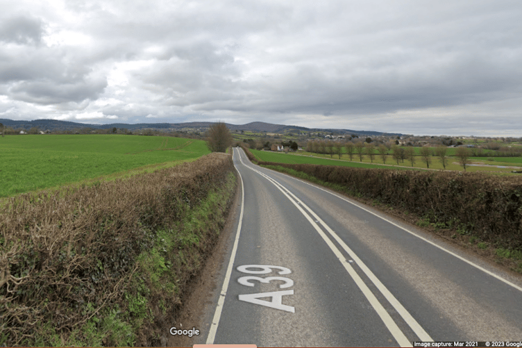 The A39 between Nether Stowey and Cannington is to be closed for urgent repairs.
