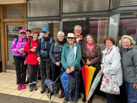 Injured charity walker raises £1k
