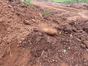WW2 bomb exploded at college