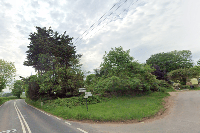 The Counting House lies off this junction on the A39.