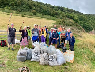 Fridge and tent found in beach clean-up