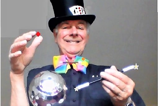 West Somerset magician Pete Rawlings.