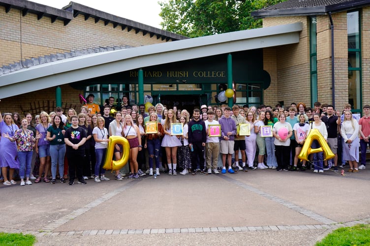 Richard Huish College celebration event for 2023 leavers.