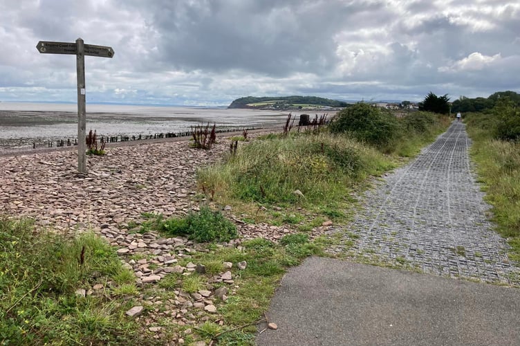 The Steam Coast Trail between Dunster and Blue Anchor.
