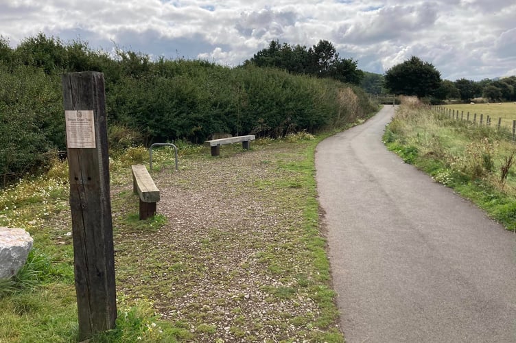 Part of the Steam Coast Trail between Dunster and Blue Anchor.
