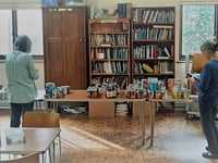 Harvest appeal by food cupboard volunteers