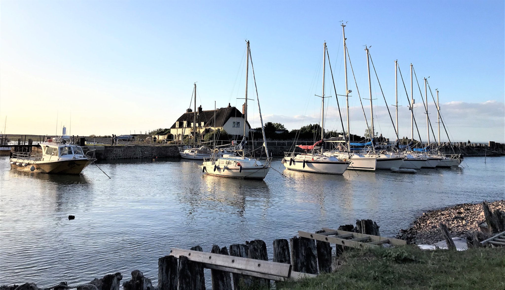 All at sea at Porlock Weir