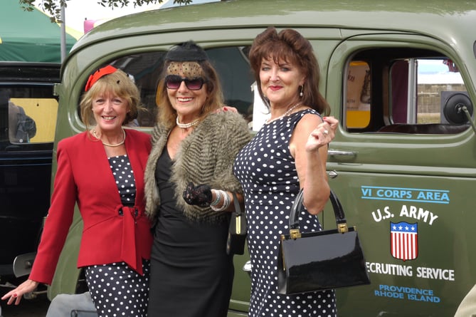 Girls' day out 1940s style for this weekend in West Somerset.
