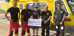 Teenage fund-raiser Ben boosts air ambulance
