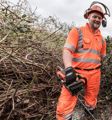 Wes Hopwood, who was praised for helping car crash victim Judith Goodall.