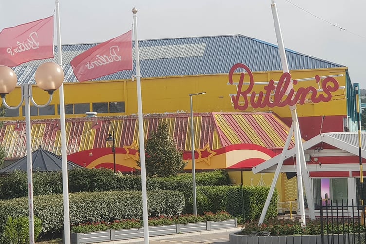 Butlin's holiday resort, in Minehead.