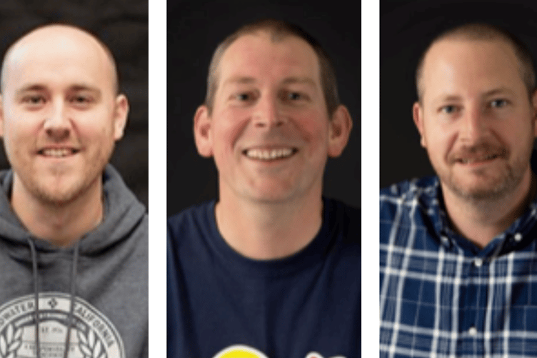 New Singer Instruments directors (left to right) Jack Boyles, Simon Strong, and Robbie Devlin Roadster Minehead company expansion