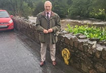 High Sheriff visits Dulverton weir