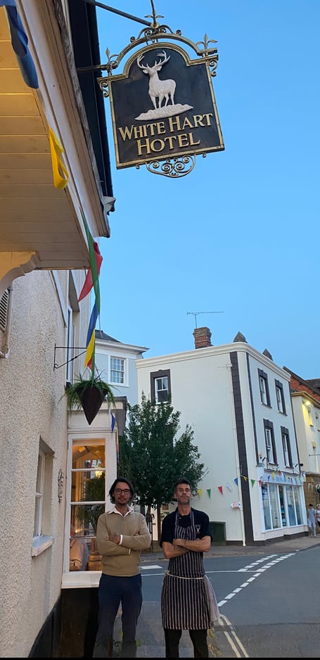 Industry veteran Rob Sawyer has taken on a new challenge after taking ownership of Wiveliscombe's White Hart pub