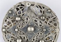 Cheddar Brooch treasure find from days of King Alfred on display in Taunton museum