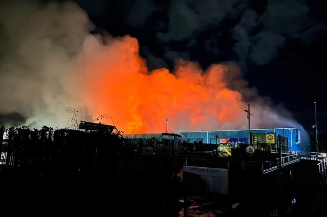 Somerset Recycling Centre is shut after suffering a major fire