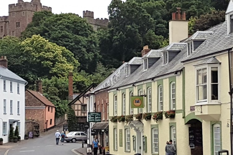 The Dunster Castle Hotel, in Dunster High Street.