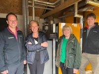 Biomass boiler helps Exmoor centre move toward zero carbon