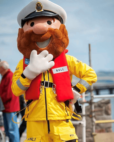Minehead RNLI's Stormy, who will, be attending Watchet's Trafalgar Day celebrations.