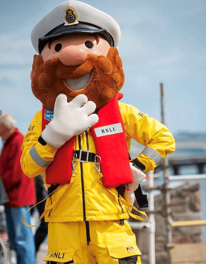 Minehead RNLI's Stormy, who will, be attending Watchet's Trafalgar Day celebrations.