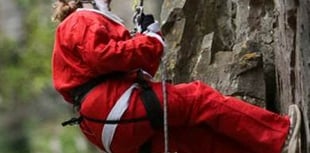 Second Santa abseil for hospice charity