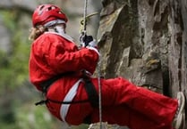 Second Santa abseil for hospice charity