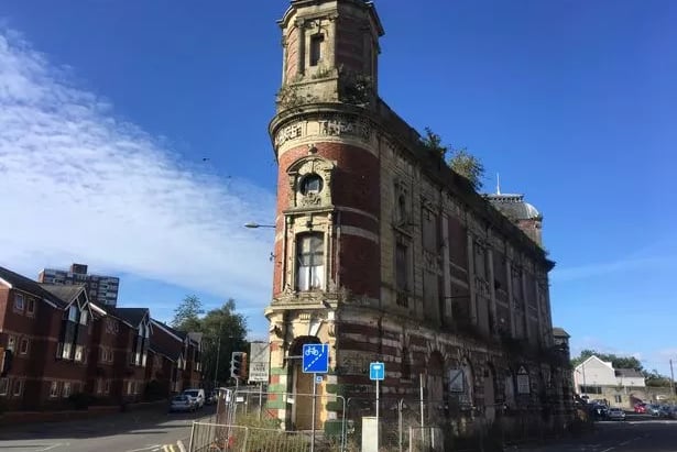 The historic Palace Theatre, Swansea, where an Exmoor blacksmiths has restored balustrades and railings.