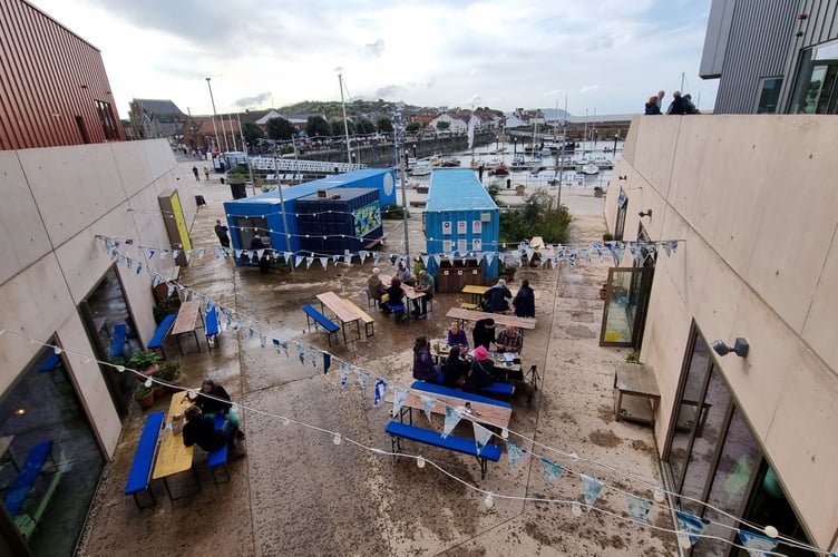 A Watchet Poemscape featured in the festival.