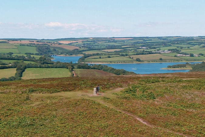 Haddon Hill and Wimbleball Lake, on Exmoor.