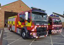 Park home badly damaged in nighttime blaze