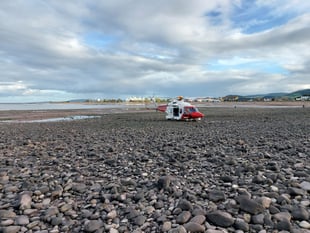 Drama as man falls into sea in town's harbour