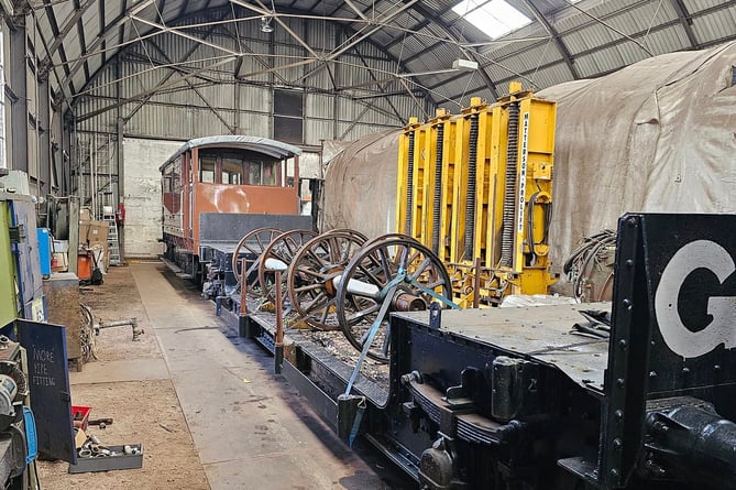 One of the restoration projects for which volunteers are needed on the West Somerset Railway.