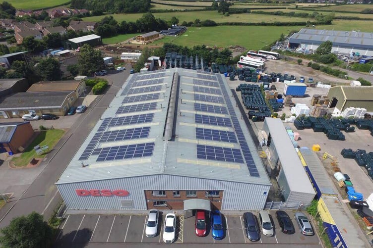 An aerial view of Deso's Williton headquarters.