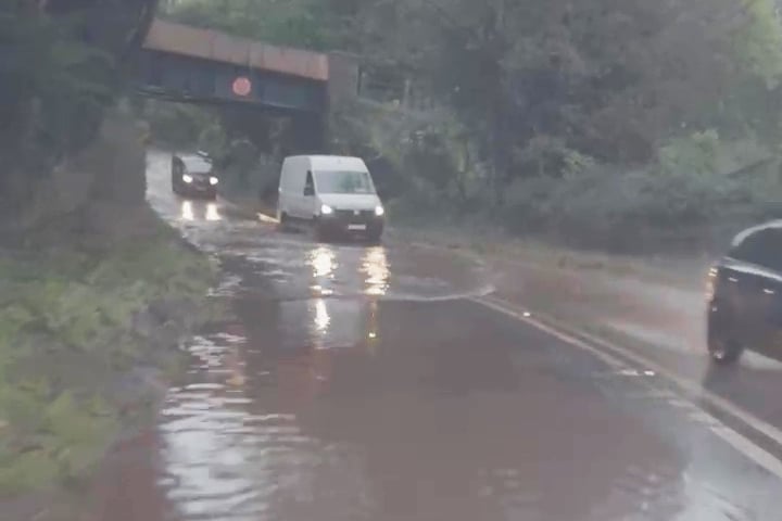 A358 Combe Florey flooding