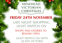 Victorian shopping in Minehead this Christmas