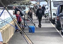 Anglers accused of blocking seafront pavement