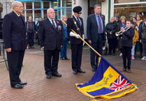 Wiveliscombe Remembers with silence and wreaths