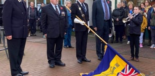 Wiveliscombe Remembers with silence and wreaths