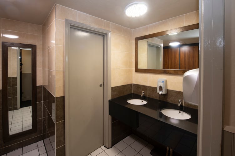 Award-winning toilets in the Duke of Wellington, a Wetherspoon's public house, in Minehead.