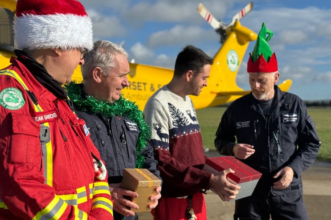 Dorset and Somerset Air Ambulance is sharing festive fundraising ideas.