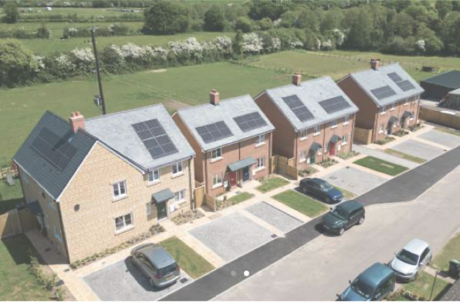 A typical modular-style housing development of the sort being looked at for Stogursey by Magna.