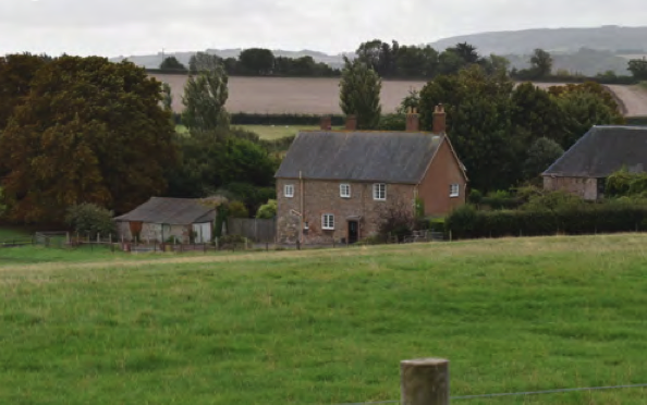 A view of the grade two listed Parsonage Farm, Watchet, where new housing and employment development is proposed.
