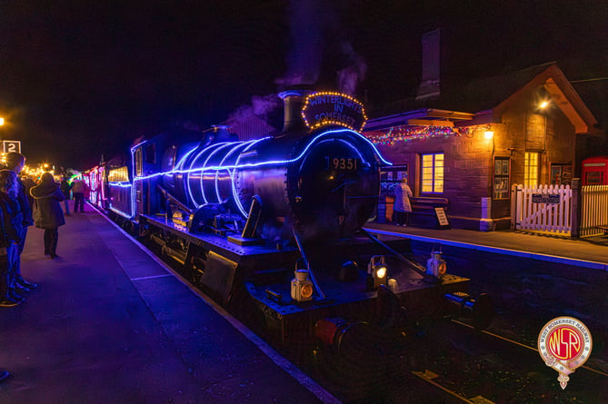 The West Somerset Railway's 'magical' Winterlights trains have started running again.