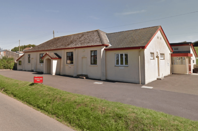 Residents and councillors angry at a lengthy closure of the B3224 were meeting in the Moorland Hall, Wheddon Cross.